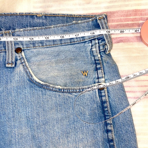WRANGLER COWBOY 🤠 DENIM JEANS 👖 100% Cotton fabric - Picture 3 of 10